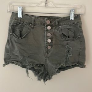 Refuge denim shorts from Charlotte Ruse, size 2 hi-rise